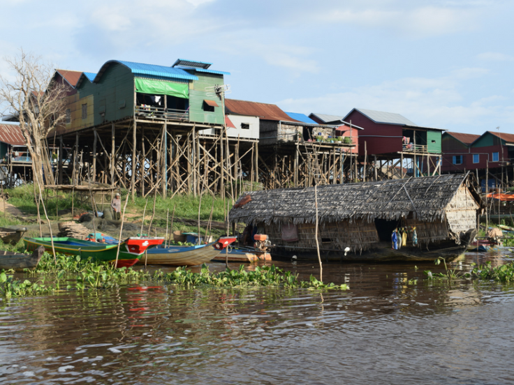 Kompong Khleang Siem Reap Cambodia Houses in the River